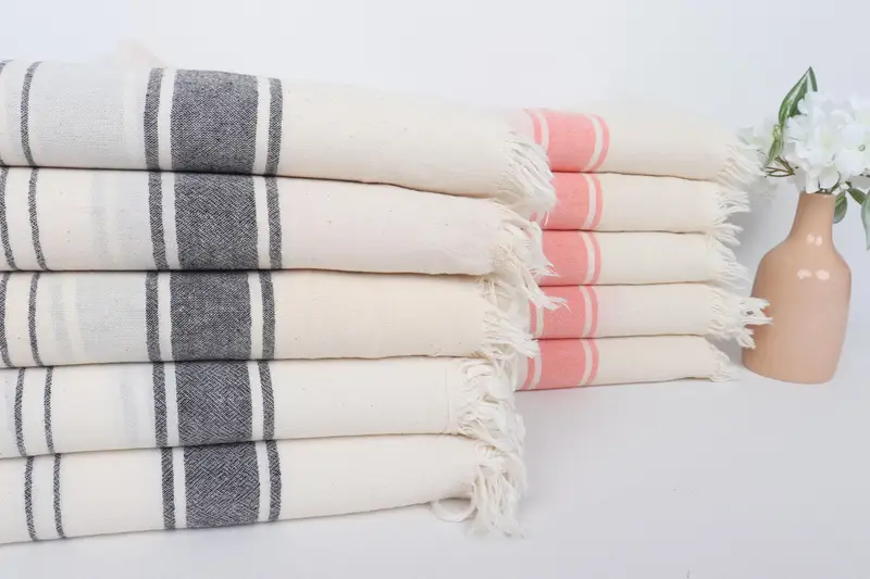 Custom Towel, 68x36 Cotton Striped Towel, Monogrammed Beach Towel, Turkish hand towel, Turkish bath towel for spa, Bachelor Party Favors - 2