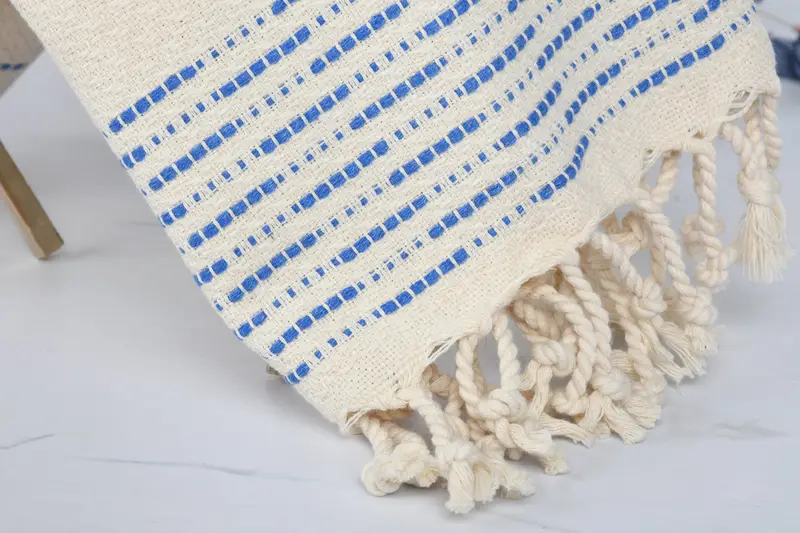 Turkish Tea Towel, 36x18 Cotton Striped Design Towel, Bathroom Towels, Turkish Towel Hand Towel, Best Friend Gift, Family Gift, Xmas Gifts - 7