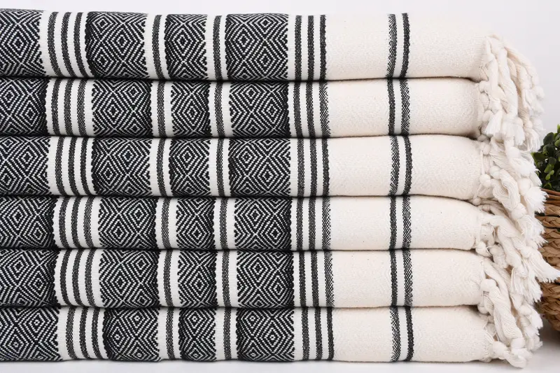 40x18 Cotton Diamond Towel, Personalized Dish Towel, Bridal Shower Favor, Best Friend Gift, Personalized Gift, Personalized Kitchen Towel - 2