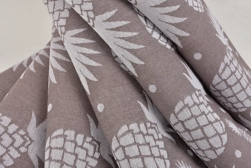 Thin towel, Wedding Towel, Bridal Shower Gifts, Quick-dry peshtemal, Sand-resistant towel, 70x36 Cotton Pineapple Design Towel, Organic Cotton Towel - 5
