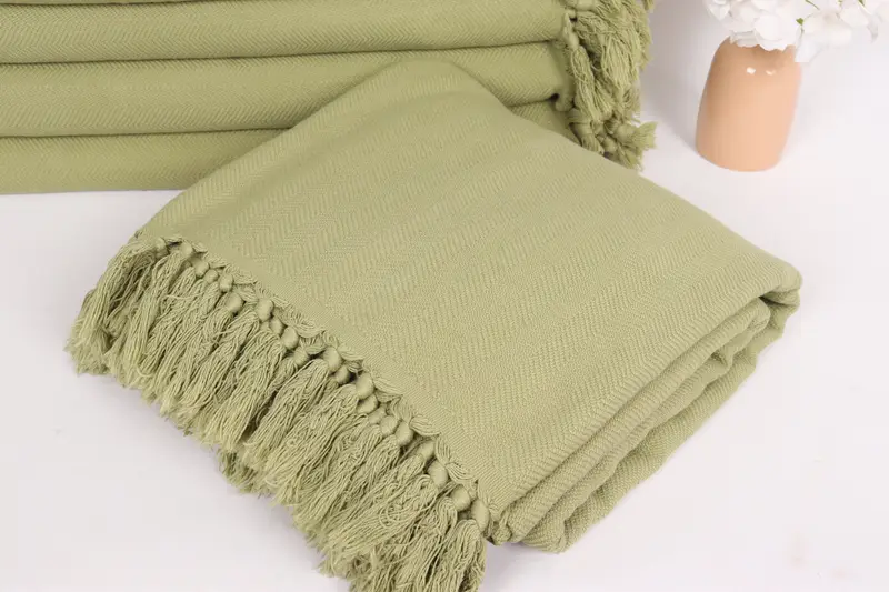 88x70 Cotton Stonewashed Chevron Towel, Woven Throw Blanket, Custom Wedding Gifts, Christmas Gift Blanket, Monogram Beach Blanket, Monogram Blanket - 5