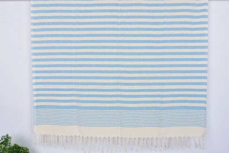 Custom Towel Beach, Personalized Towel, 68x36 Cotton Striped Terry Towel, Bridesmaid Gifts Personalized, Soft towel, Peshtemal Towel, Scarf Towel - 7