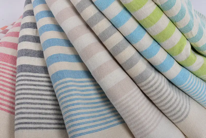 Custom Towel Beach, Personalized Towel, 68x36 Cotton Striped Terry Towel, Bridesmaid Gifts Personalized, Soft towel, Peshtemal Towel, Scarf Towel - 5