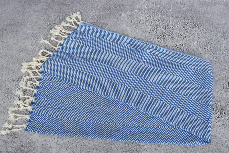 Valentine Day Gift For Her, Bridal Gifts, Turkish Tea Towel, Xmas Gifts, Wedding Gift, Turkish Towel Hand Towel, 40x20 Cotton Chevron Towel - 6