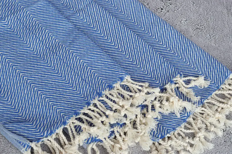 Valentine Day Gift For Her, Bridal Gifts, Turkish Tea Towel, Xmas Gifts, Wedding Gift, Turkish Towel Hand Towel, 40x20 Cotton Chevron Towel - 5