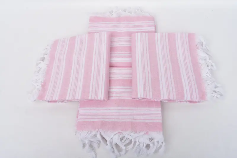 Turkish Towel Beach, Sand-free towel, Xmas Gifts, Fringed Turkish peshtemal beach towel USA, Quick-dry peshtemal, 70x40 Cotton Striped Towel - 6