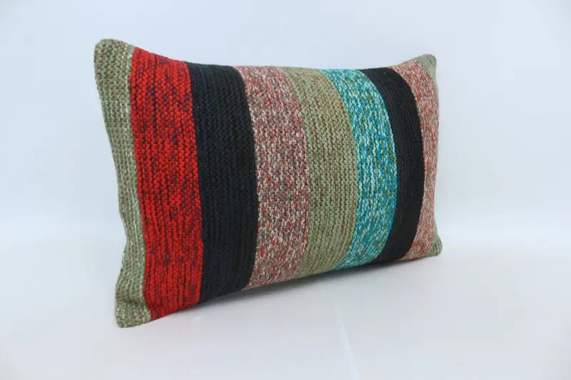Pillow for Couch, 16x24 Green Pillow, Cozy Throw Pillow Case, Home Decor Pillow, Cushion Case, Turkish Kilim Pillow, Turkish Corner Pillow Case - 3