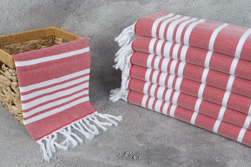Personalized Hand Towel, Spa Towel, Turkish Hand Towel, Wedding Gift, Custom Name Towel, Housewarming Gift, 40x20 Cotton Zig zag Towel, Gift For Mom - 3