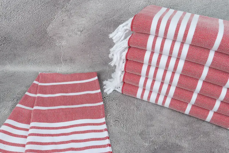 Personalized Hand Towel, Spa Towel, Turkish Hand Towel, Wedding Gift, Custom Name Towel, Housewarming Gift, 40x20 Cotton Zig zag Towel, Gift For Mom - 2