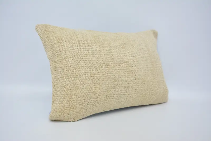 16x24 Beige Cushion Cover, Boho Pillow Sham Cover, Vintage Kilim Throw Pillow, Boho Chic Cushion Cover, Pillow for Couch, Cushion - 3