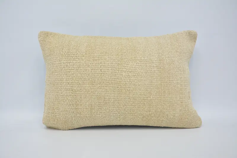 16x24 Beige Cushion Cover, Boho Pillow Sham Cover, Vintage Kilim Throw Pillow, Boho Chic Cushion Cover, Pillow for Couch, Cushion - 1