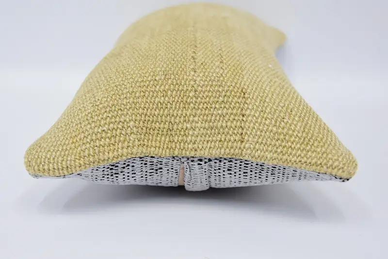 One Of A Kind Pillow Case, Vintage Pillow, Sofa Bolster Pillow Case, 8x16 Beige Cushion, Boho Pillow Sham Cover, Pillow for Sofa, Cushion Cover - 5