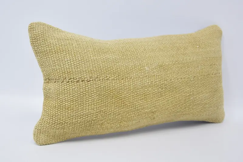 One Of A Kind Pillow Case, Vintage Pillow, Sofa Bolster Pillow Case, 8x16 Beige Cushion, Boho Pillow Sham Cover, Pillow for Sofa, Cushion Cover - 3