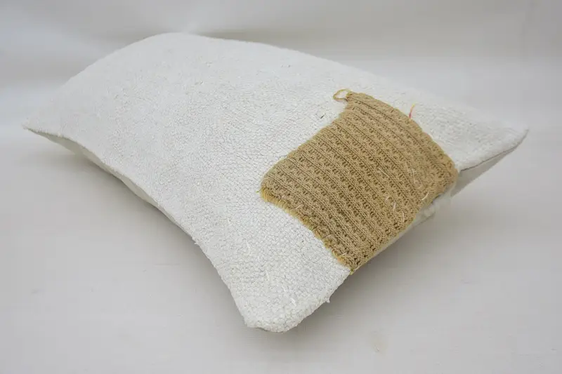 Home Decor Pillow, Car Pillow, Pillow Cover, 12x24 White Pillow Sham, Handmade Throw Pillow Case, Antique Pillows, Boho Pillow - 6