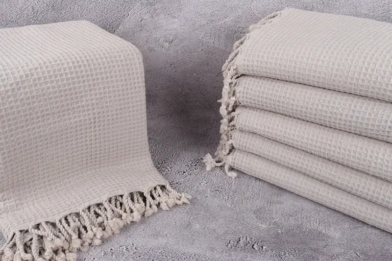 92x68 Cotton Waffle Towel, Home Decor Gifts, Personalized Gifts, Housewarming Gift, Throw Blanket, Custom Wedding Gift From Bridesmaid - 3