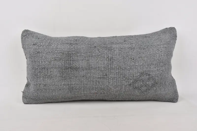 Wholesale Pillow Cover, Turkish Pillow, Pet Cushion Cover, 12x24 Gray Cushion Cover, Turkish Kilim Pillow, Kilim Pillow, Cushion Case - 1