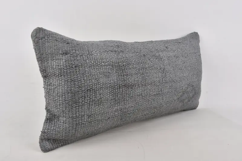 Wholesale Pillow Cover, Turkish Pillow, Pet Cushion Cover, 12x24 Gray Cushion Cover, Turkish Kilim Pillow, Kilim Pillow, Cushion Case - 3
