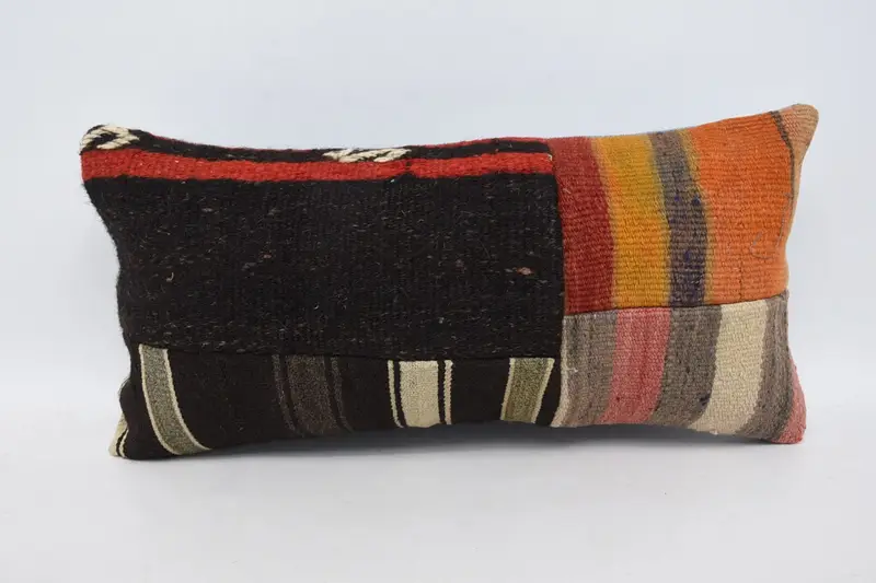 Brown Throw Euro Sham, Moroccan Seasonal Decor 12x24 inch Pillow Sham - 1