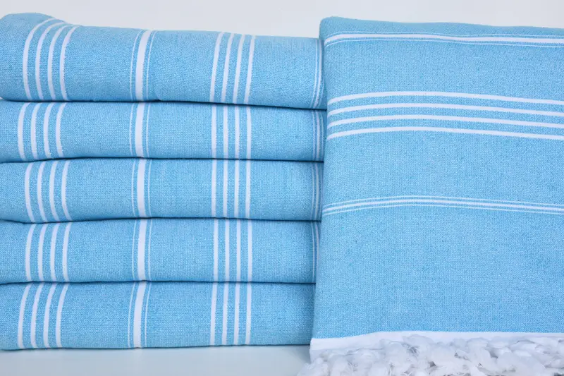 Bachelorette Party Gift, Decorative Towel, 70x36 Cotton Striped Terry Towel, Absorbent Turkish towel, Bridesmaid Proposal Gift, Fouta towel - 1
