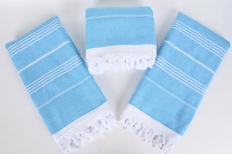 Bachelorette Party Gift, Decorative Towel, 70x36 Cotton Striped Terry Towel, Absorbent Turkish towel, Bridesmaid Proposal Gift, Fouta towel - 6