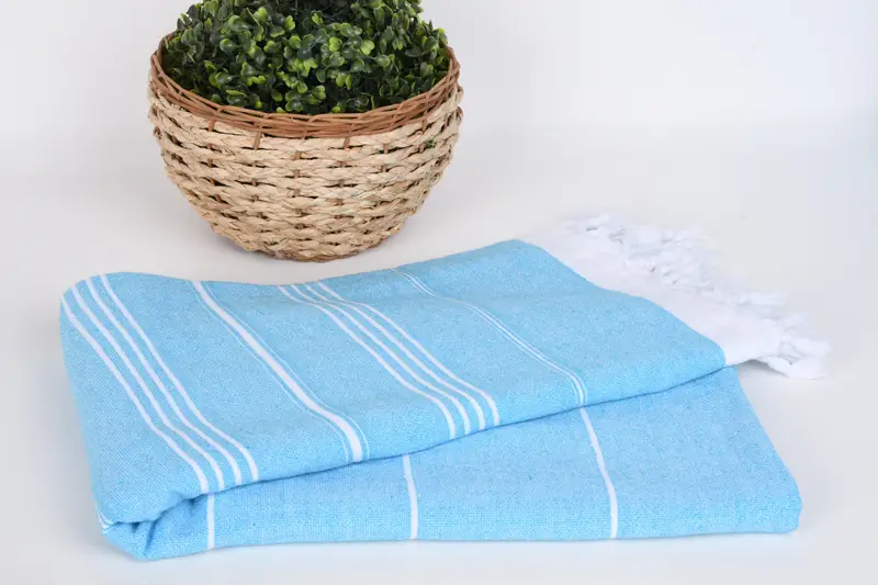 Bachelorette Party Gift, Decorative Towel, 70x36 Cotton Striped Terry Towel, Absorbent Turkish towel, Bridesmaid Proposal Gift, Fouta towel - 4