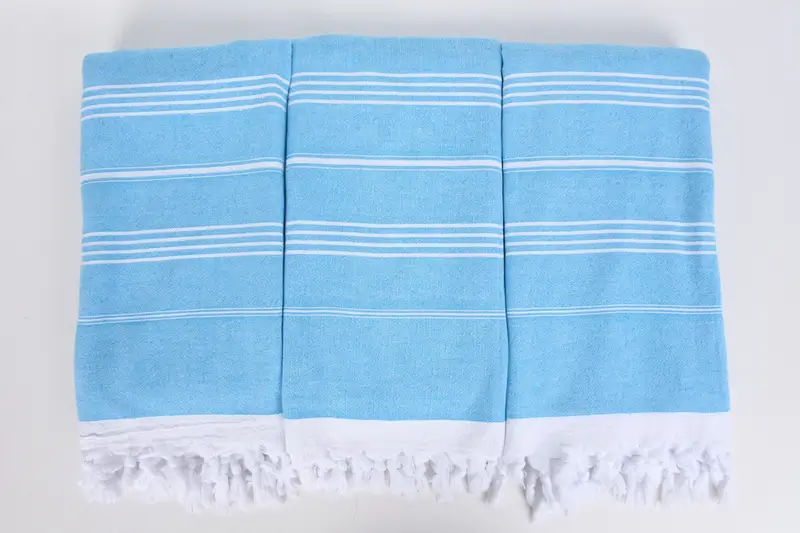 Bachelorette Party Gift, Decorative Towel, 70x36 Cotton Striped Terry Towel, Absorbent Turkish towel, Bridesmaid Proposal Gift, Fouta towel - 7