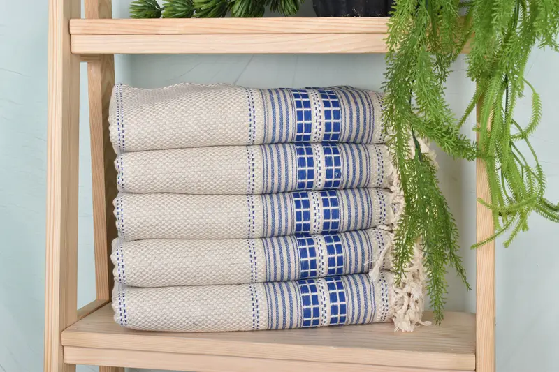 Turkish Towel Bulk, Thin towel, 68x40 Linen Striped Towel, Spa Gift, Wedding Gift, Scarf Towel, Cancun Bachelorette Party Gift Ideas, Wedding Favors - 2