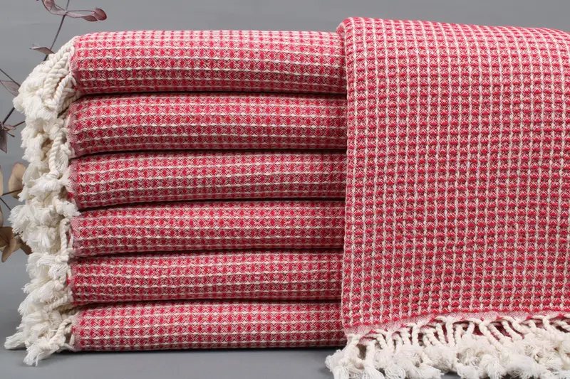 Organic Cotton Towels, Turkish Bath Towel Waffle, 36x67 Inches