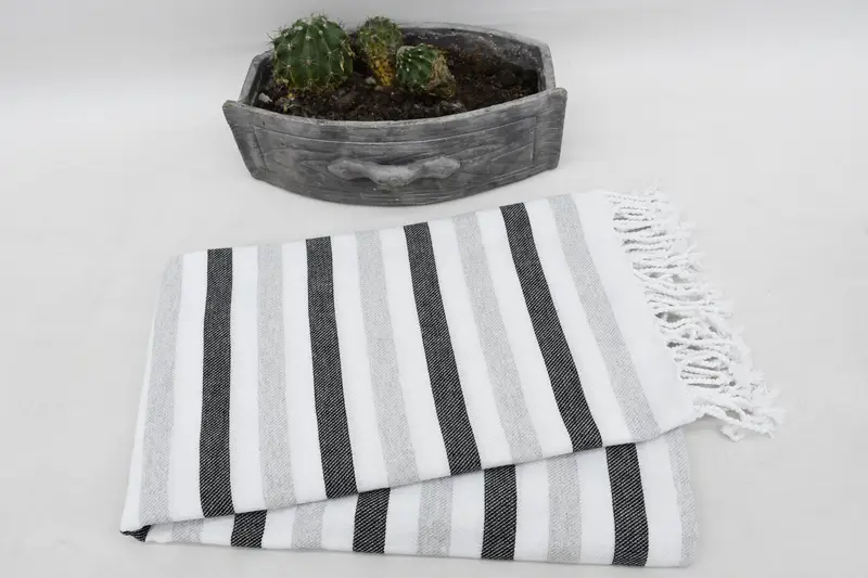Gift For Coworker, Quick-dry travel peshtemal towel, 70x40 Cotton Striped Towel, Best Beach Towel, Personalized Bridesmaid Gift, Luxury towel - 6