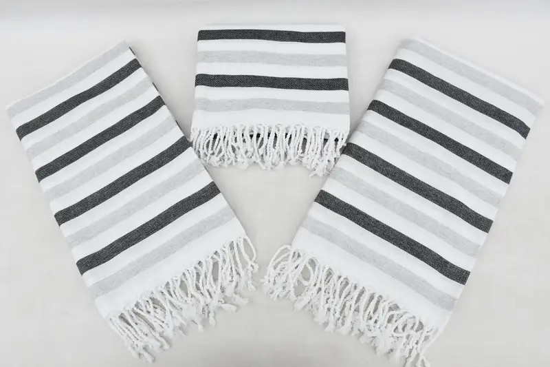 Gift For Coworker, Quick-dry travel peshtemal towel, 70x40 Cotton Striped Towel, Best Beach Towel, Personalized Bridesmaid Gift, Luxury towel - 8