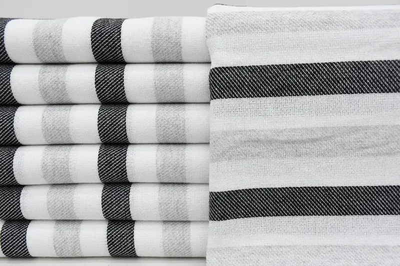 Gift For Coworker, Quick-dry travel peshtemal towel, 70x40 Cotton Striped Towel, Best Beach Towel, Personalized Bridesmaid Gift, Luxury towel - 1