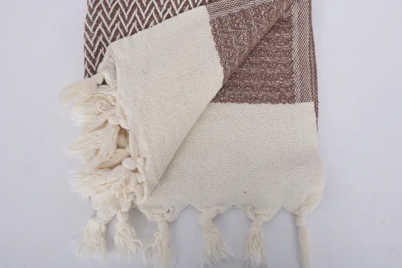 34x18 Cotton Zigzag Design Towel, Bridesmaid Gift Towel, Kitchen Towel, Turkish Hand Towel, Wedding Favors, Bulk Order Towel, Custom Turkish Towel - 8