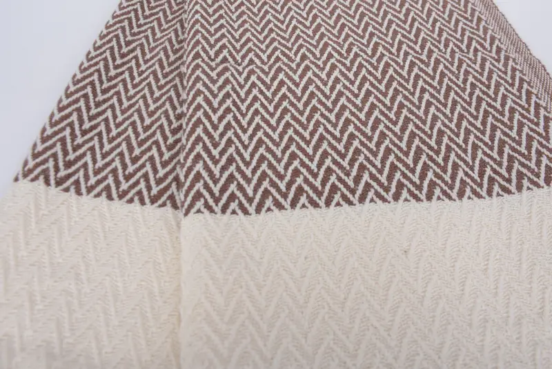34x18 Cotton Zigzag Design Towel, Bridesmaid Gift Towel, Kitchen Towel, Turkish Hand Towel, Wedding Favors, Bulk Order Towel, Custom Turkish Towel - 4