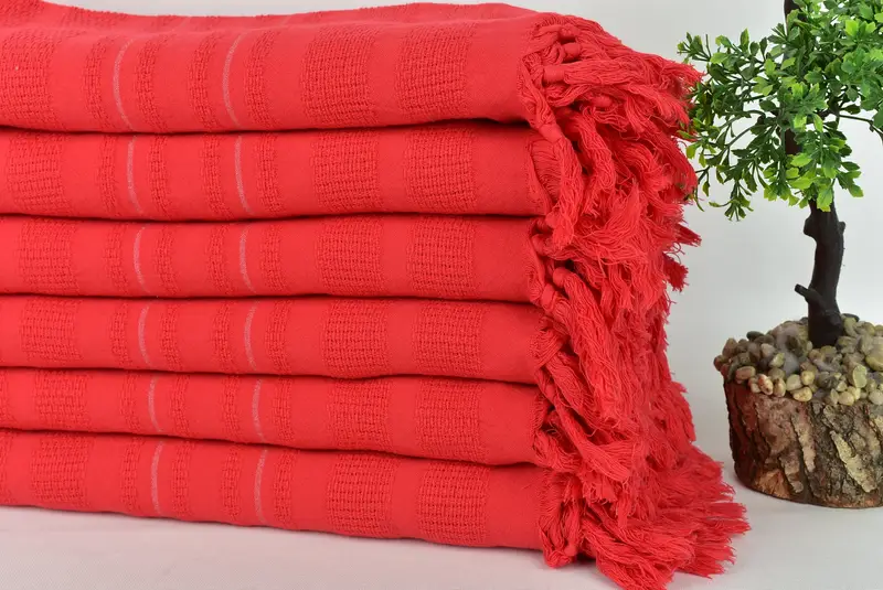 Towel With Name, Large Turkish Towel, Gifts For Him, Wedding Gift, 68x36 Cotton Stonewashed Striped Towel, Christmas Favors, Organic Cotton Towel - 5