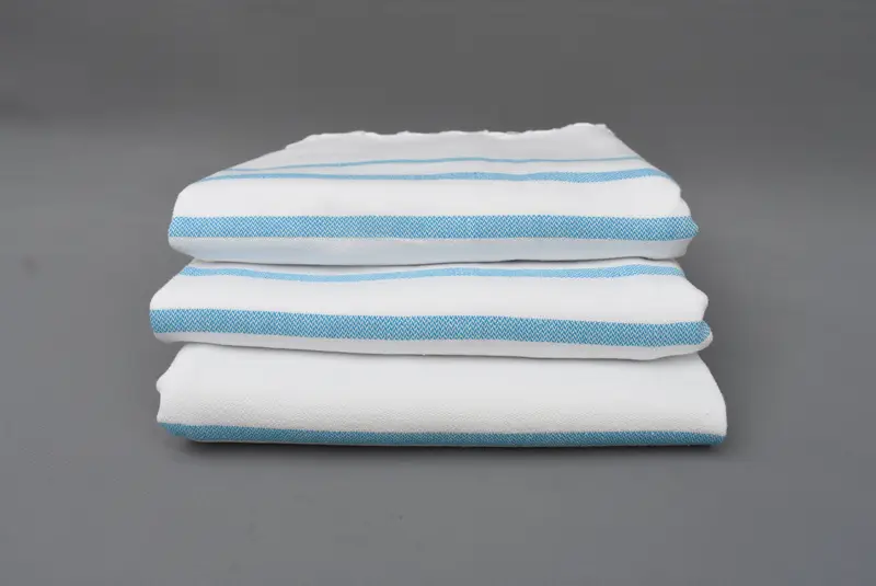 70x40 Cotton Striped Towel, Personalized Wedding Gift, Handwoven organic Turkish towel for spa, Turkish Towel USA, Luxury towel, Christmas Favors - 4