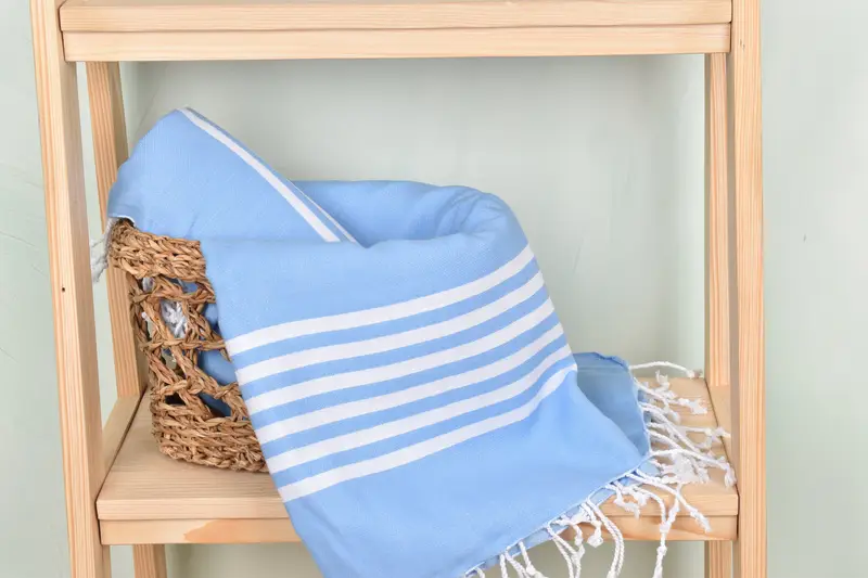 Peshtemal Towel USA, Wedding Shower Gift, 70x40 Cotton Striped Towel, Monogram Beach Towel, Beach Towel Gift, Wedding Towel, Monogrammed Beach Towel - 4