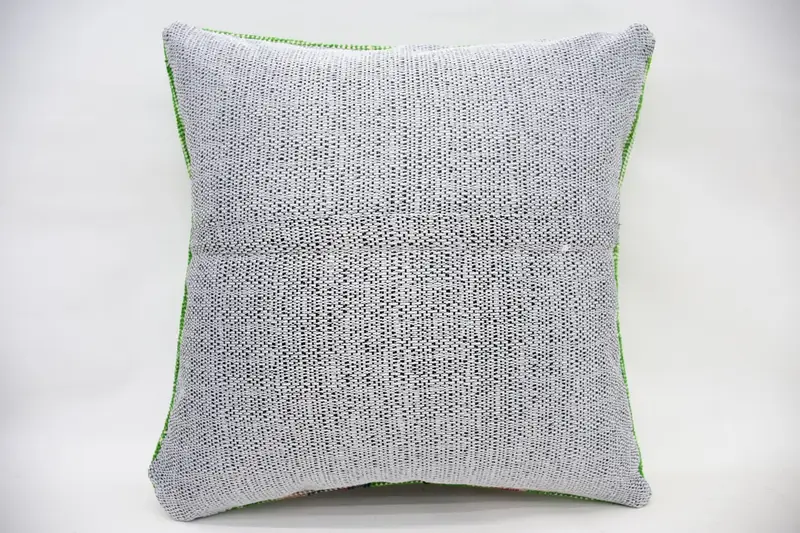 18x18 Green Pillow, Shabby Chic Cushion Case, Antique Pillows, Gift Pillow, Outdoor Cushion, Cushion Cover, Car Cushion, Vintage Pillow - 6