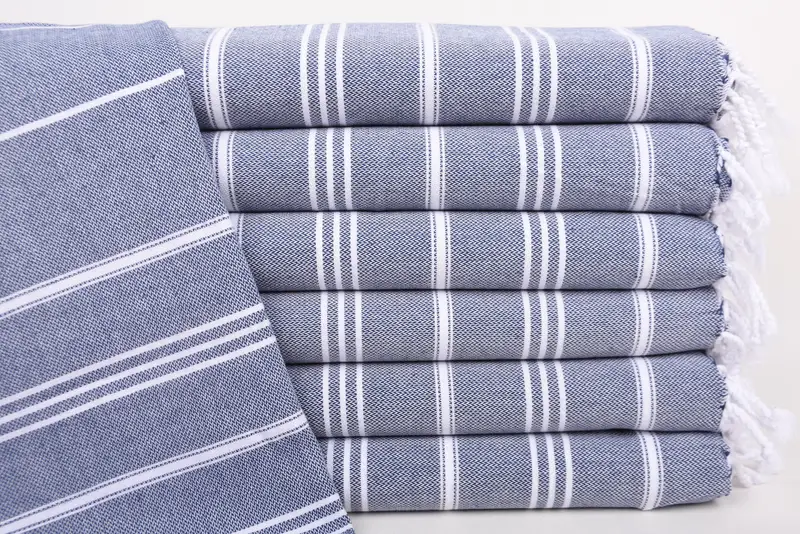Custom Hand Towel, 40x24 Cotton Striped Towel, Monogrammed Hand Towel, Bachelorette Party Gifts Bridesmaids, Bathroom Hand Towel, Wedding Gift - 1