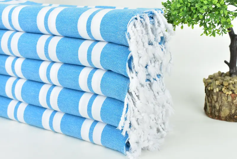 70x40 Cotton Striped Towel, Home Decor Towel, Scarf Towel, Monogram Turkish Towel, Bridesmaid Gift, Soft and absorbent Turkish towel, Wedding Gift - 3