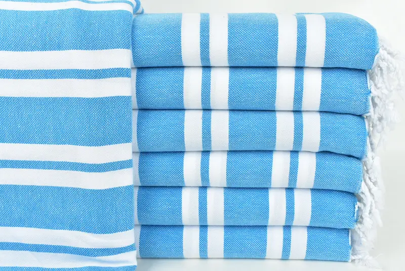 70x40 Cotton Striped Towel, Home Decor Towel, Scarf Towel, Monogram Turkish Towel, Bridesmaid Gift, Soft and absorbent Turkish towel, Wedding Gift - 1