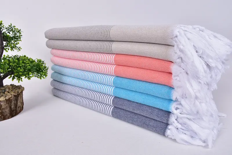 Best Beach Towel, Halloween Gifts, Summer Gift, Turkish Beach Towel Bulk, Bachelorette Party Favors, 70x40 Cotton Striped Towel, Turkish Towel Bulk - 3