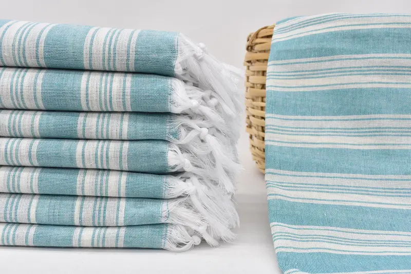 Bridal Shower Favors, Spa Towel, Beach Towel Gift, Bridal Shower Gift, Gym Towel, Christmas Favors, Bachelorette Towel, 70x40 Cotton Striped Towel