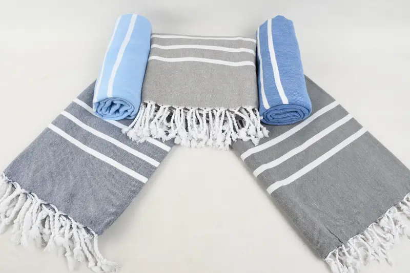 Quick-dry peshtemal, Turkish bath towel, Arizona Bachelorette Party Favors, 70x40 Cotton Striped Towel, Gift For Bride, Custom Wedding Gifts - 5