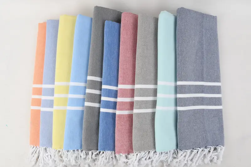 Quick-dry peshtemal, Turkish bath towel, Arizona Bachelorette Party Favors, 70x40 Cotton Striped Towel, Gift For Bride, Custom Wedding Gifts - 2