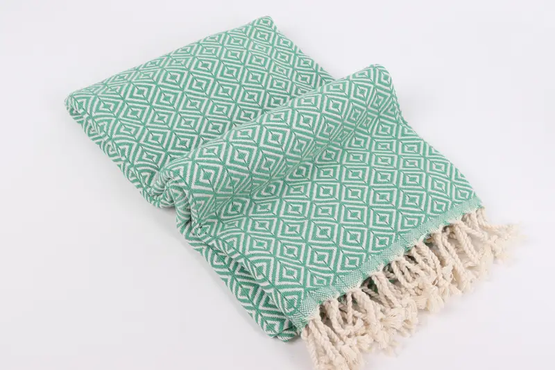 Personalized Wedding Gift For Couple, Monogram Turkish Towel, Bachelor Bachelorette Party Favors, Custom Wedding Gift, 70x40 Cotton Diamond Towel - 6