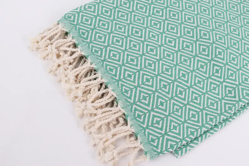 Personalized Wedding Gift For Couple, Monogram Turkish Towel, Bachelor Bachelorette Party Favors, Custom Wedding Gift, 70x40 Cotton Diamond Towel - 7