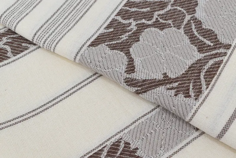 70x40 Linen Daisy Patterned Towel, Peshtemal beach towel with unique design, Thin towel, Wedding Gift, Personalized Turkish Towel, Home Decor Towel - 4