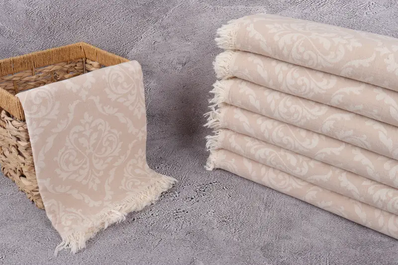 Lightweight towel, Bachelor Bachelorette Party Favors, House Warming Gift, 68x36 Cotton Baroque Towel, Absorbent Turkish towel, Peshtemal Towel - 4