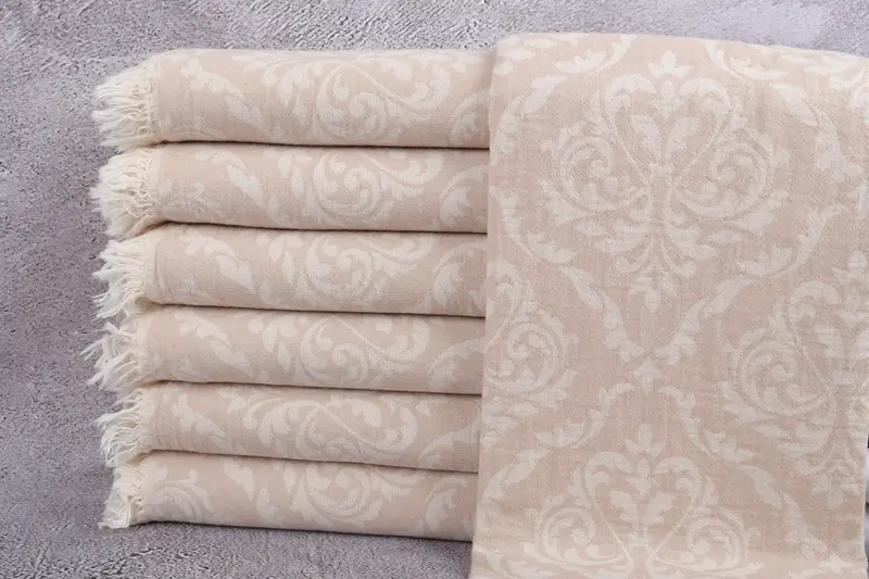 Lightweight towel, Bachelor Bachelorette Party Favors, House Warming Gift, 68x36 Cotton Baroque Towel, Absorbent Turkish towel, Peshtemal Towel - 2