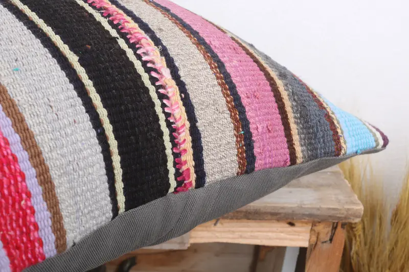 Pillow for Sofa, 20x20 Brown Pillow, Nautical Throw Cushion Cover, Cushion Case, Interior Designer Pillow, Boho Pillow Sham Cover - 6